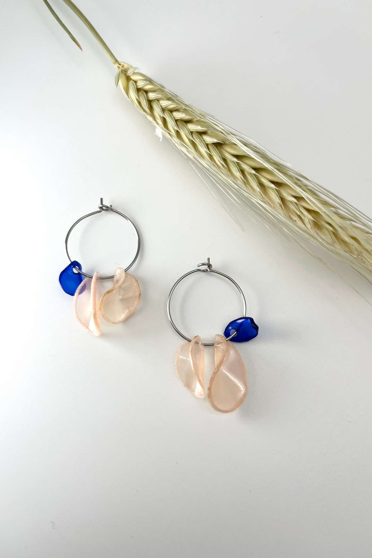 Upcycling Ohrringe Einzelstücke - BLUE SEED