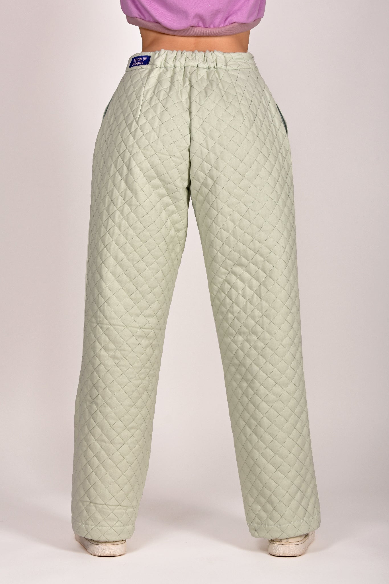 Stepphose SNOW Weiß-Mint