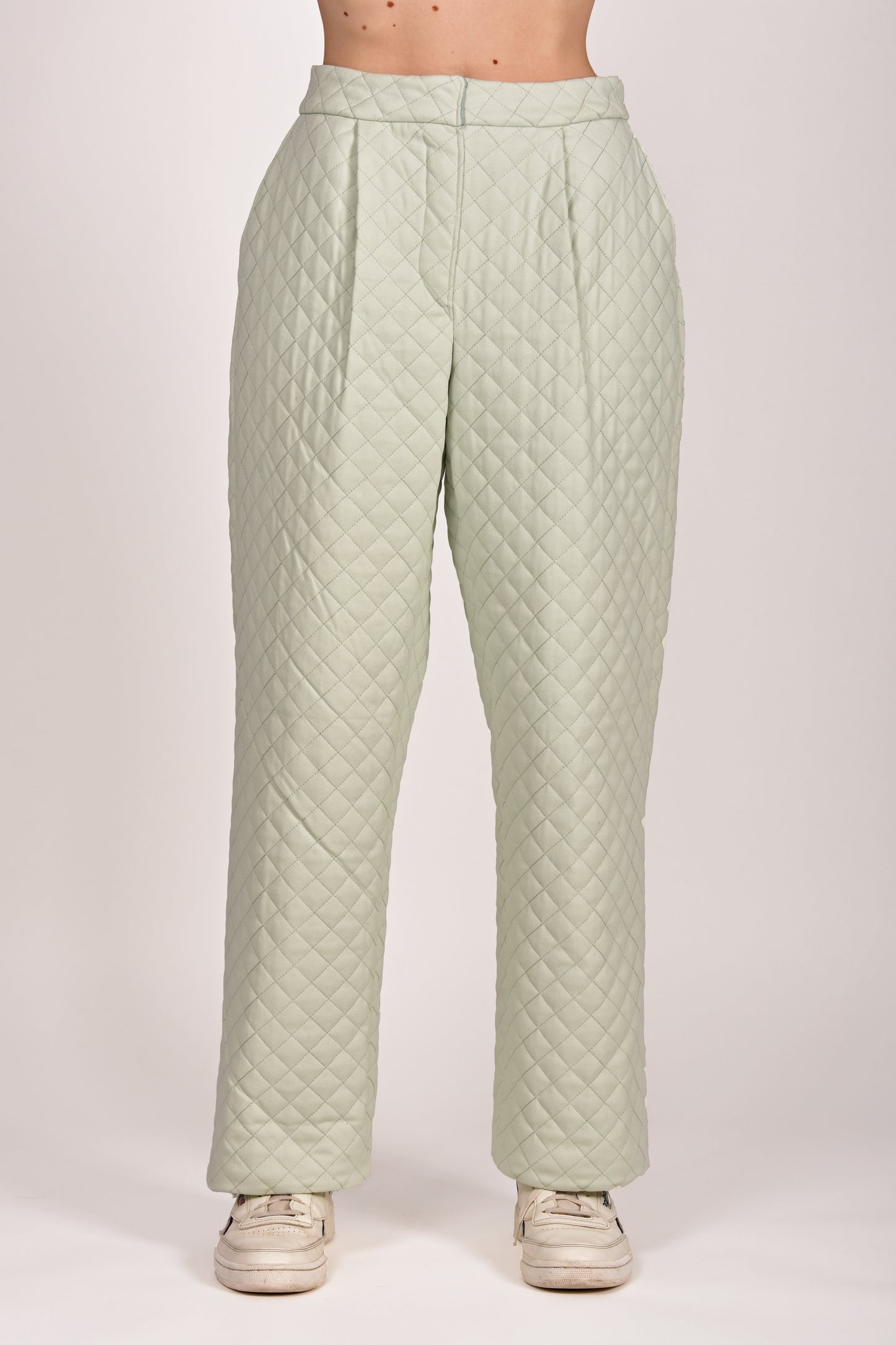 Stepphose SNOW Weiß-Mint