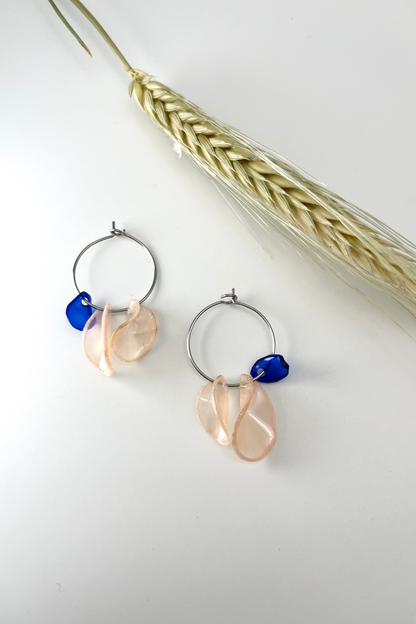 Upcycling Ohrringe Einzelstücke - BLUE SEED