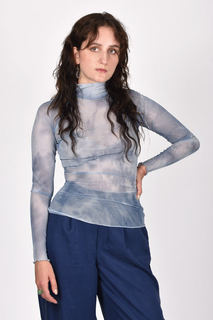 Meshshirt SKY blau