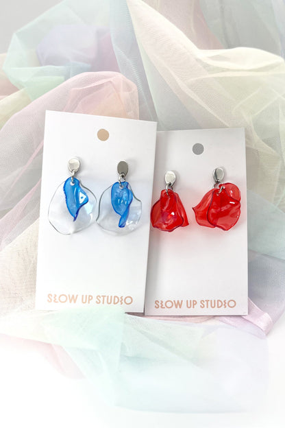 Upcycling Ohrringe Stecker - Einzelstücke