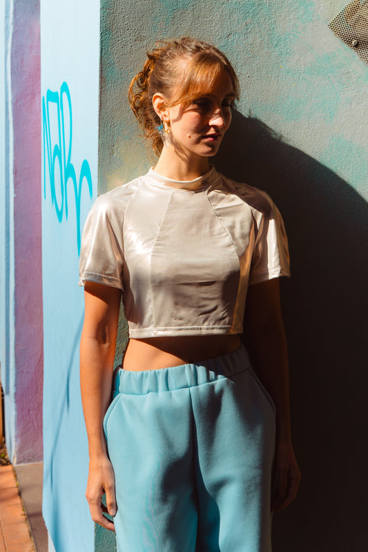 Shirt Glanzstoff Slow Fashion