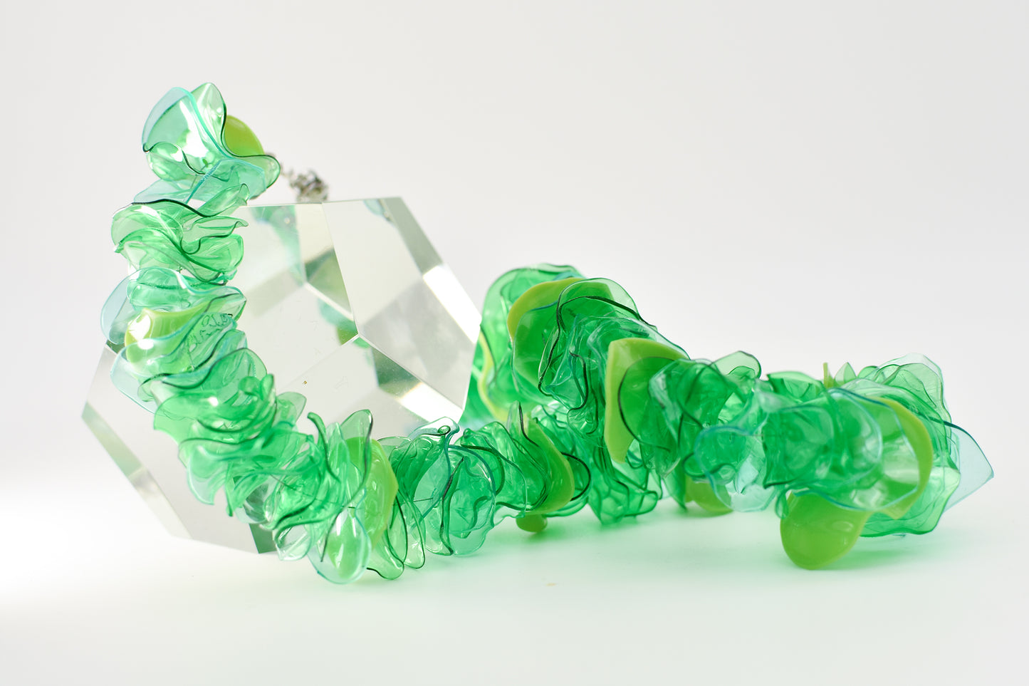 Upcycling Kette grün – Einzelstück