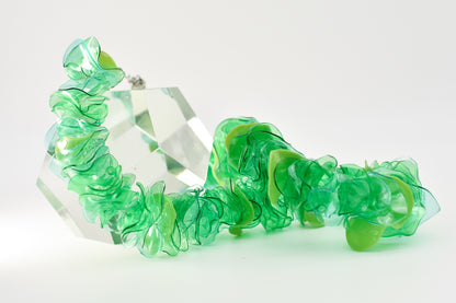 Upcycling Kette grün – Einzelstück