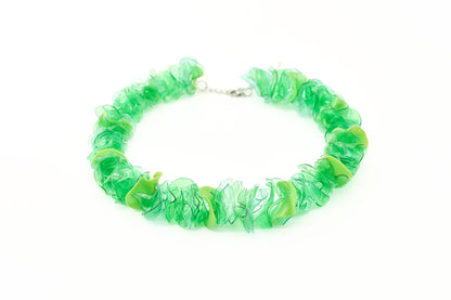 Upcycling Kette grün – Einzelstück